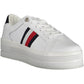 Tommy Hilfiger White Polyester Sneaker