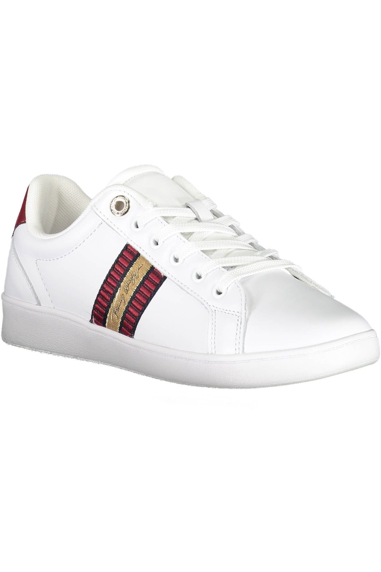 Tommy Hilfiger White Polyester Sneaker