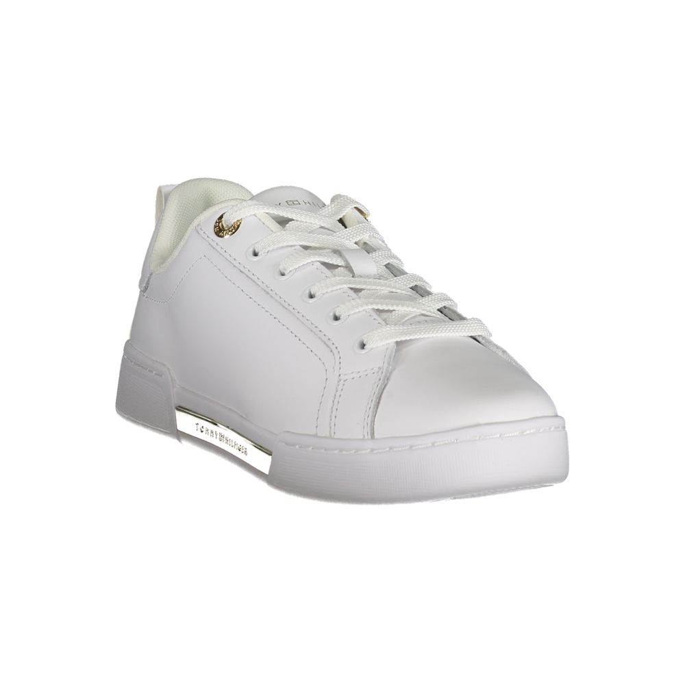 Tommy Hilfiger White Polyester Sneaker