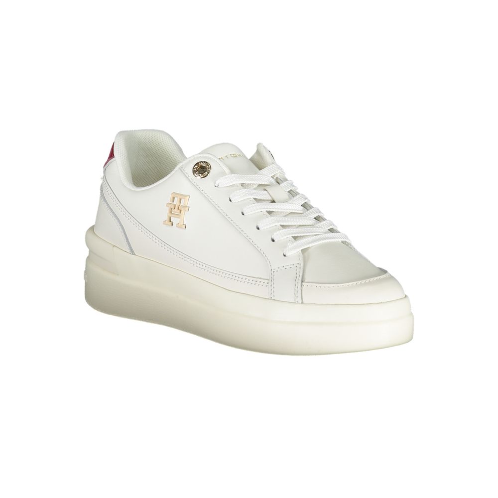 Tommy Hilfiger White Polyester Sneaker