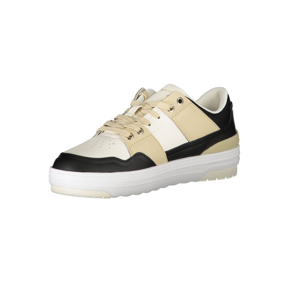 Tommy Hilfiger White Polyester Sneaker