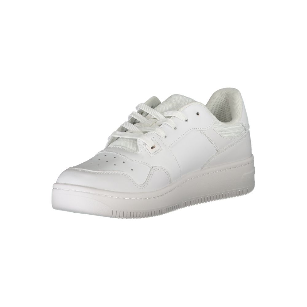 Tommy Hilfiger White Polyester Sneaker