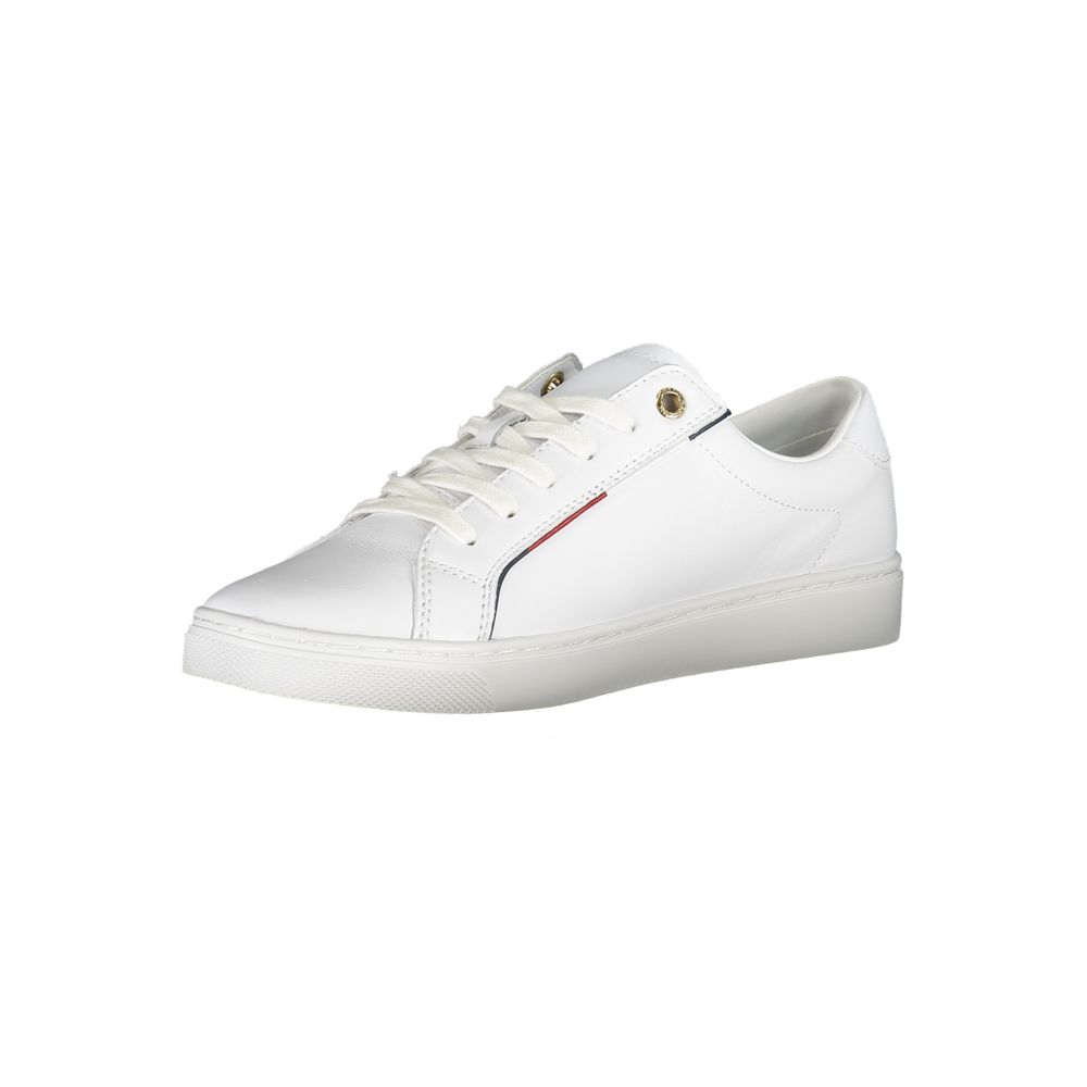 Tommy Hilfiger White Polyester Sneaker