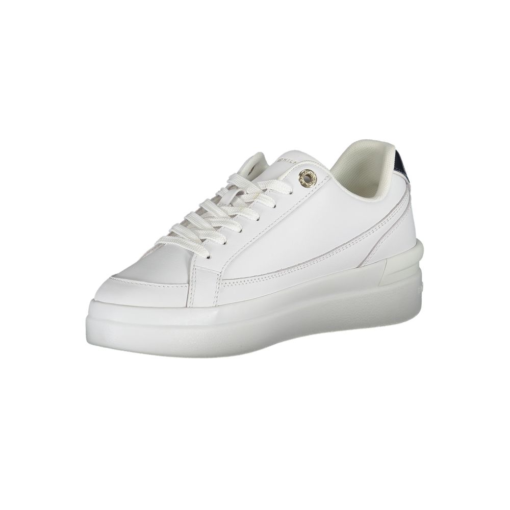 Tommy Hilfiger White Polyester Sneaker