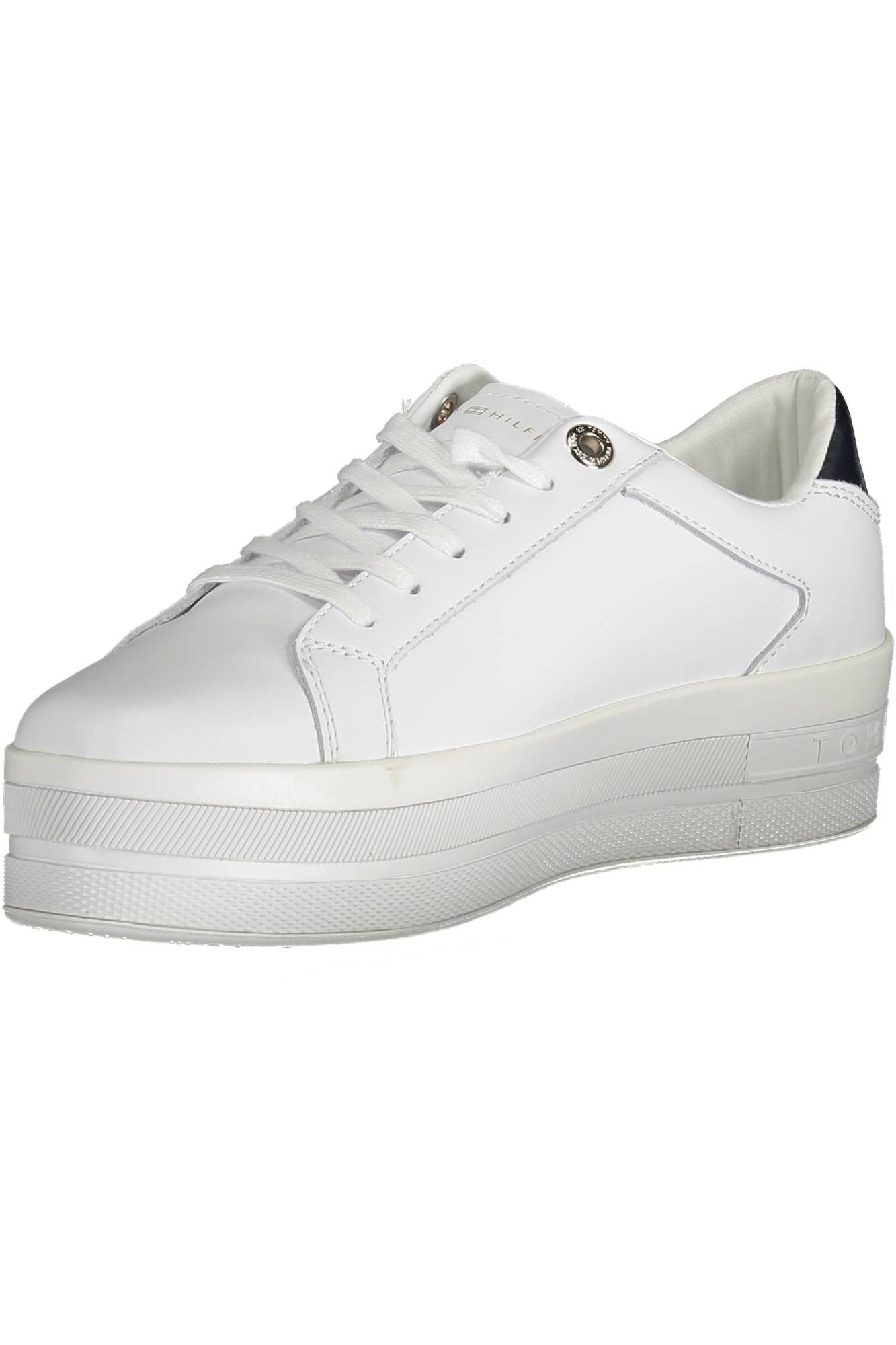 Tommy Hilfiger White Polyester Sneaker