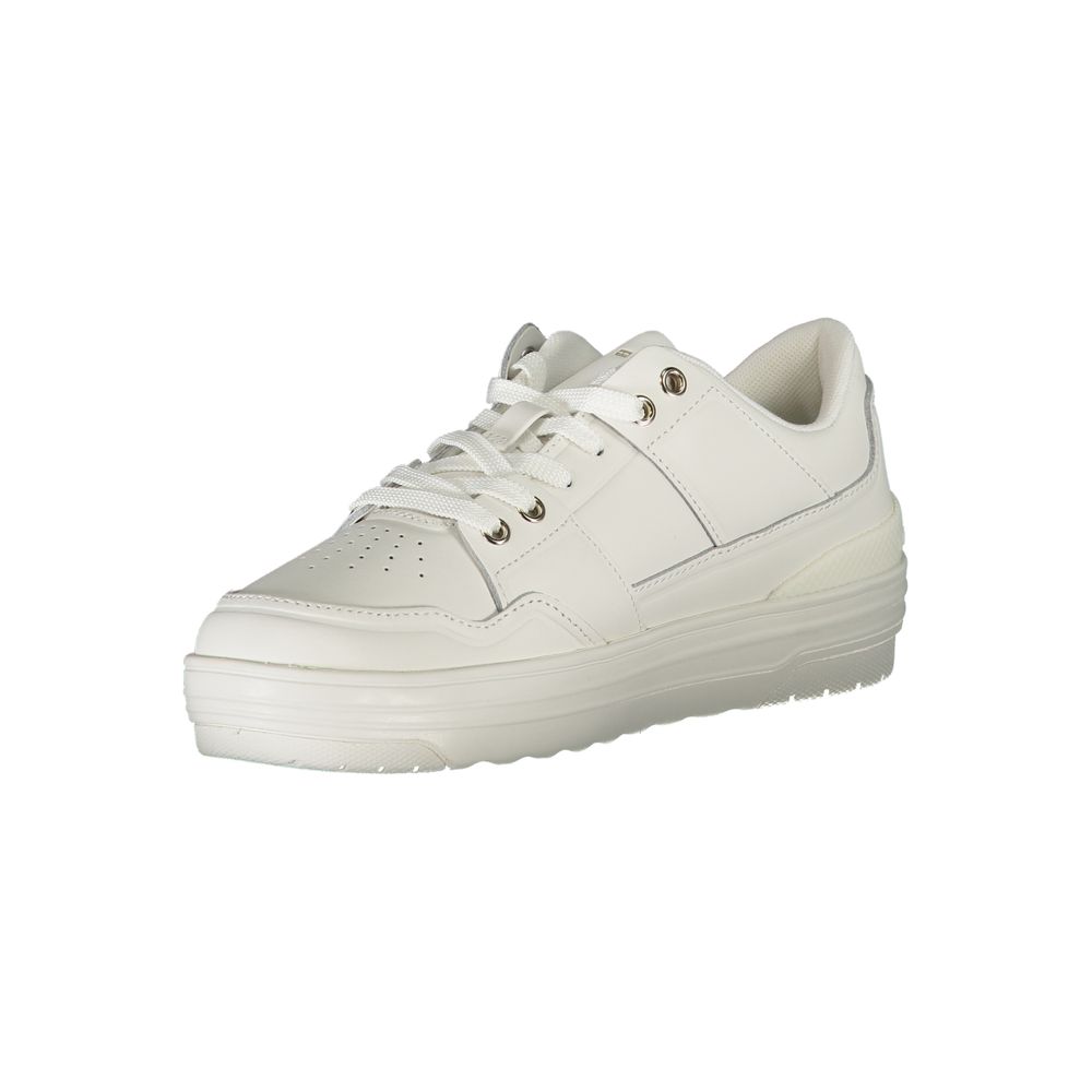 Tommy Hilfiger White Polyester Sneaker