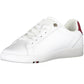 Tommy Hilfiger White Polyester Sneaker