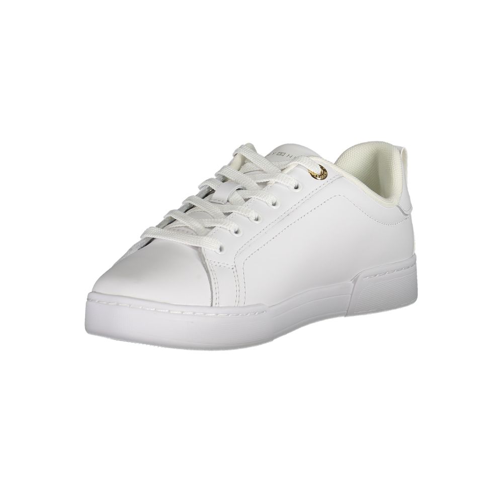 Tommy Hilfiger White Polyester Sneaker