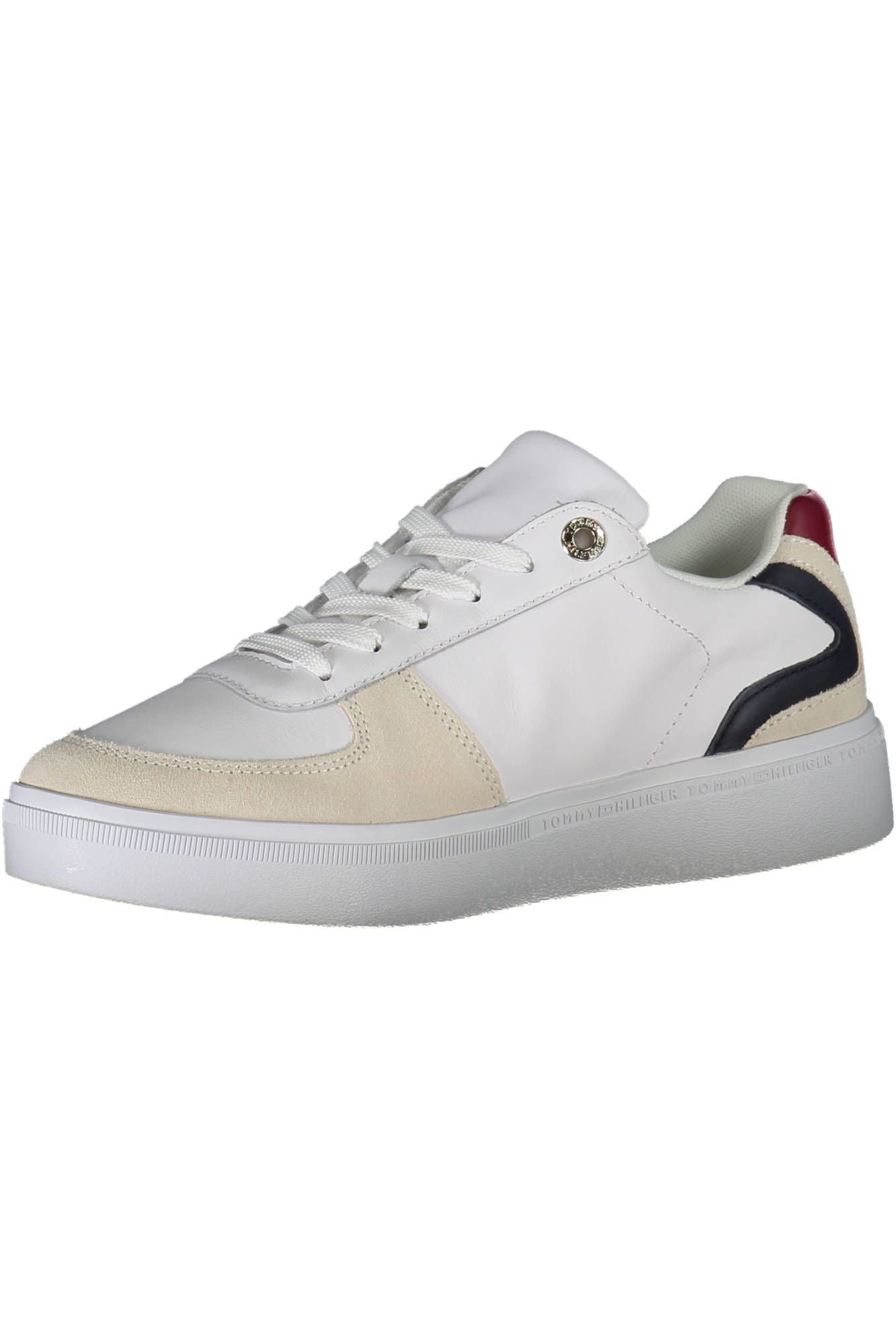 Tommy Hilfiger White Polyester Sneaker