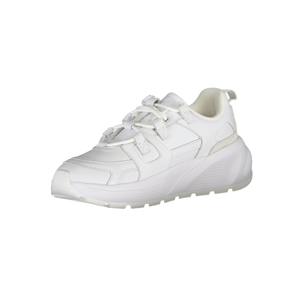 Tommy Hilfiger White Polyester Sneaker