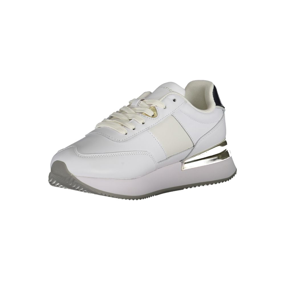 Tommy Hilfiger White Polyester Sneaker