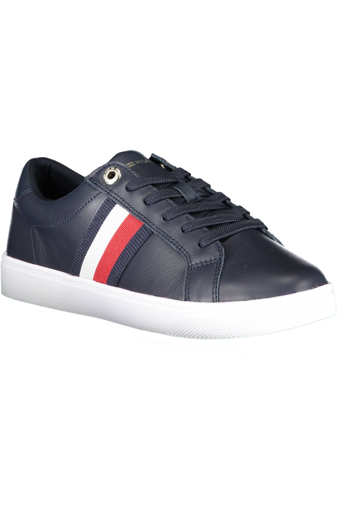 Tommy Hilfiger Blue Cotton Sneaker