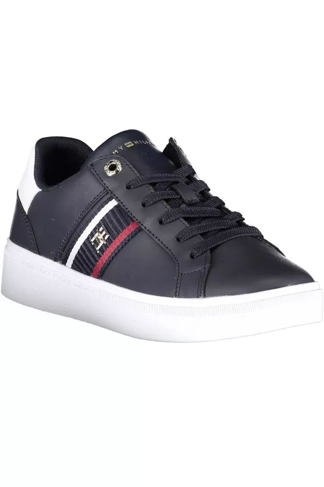 Tommy Hilfiger Blue Polyester Sneaker