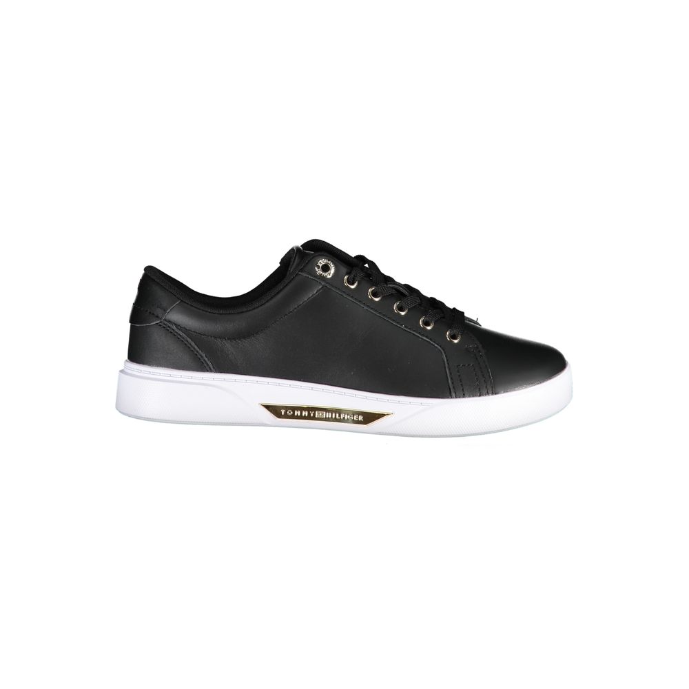 Tommy Hilfiger Black Polyester Sneaker