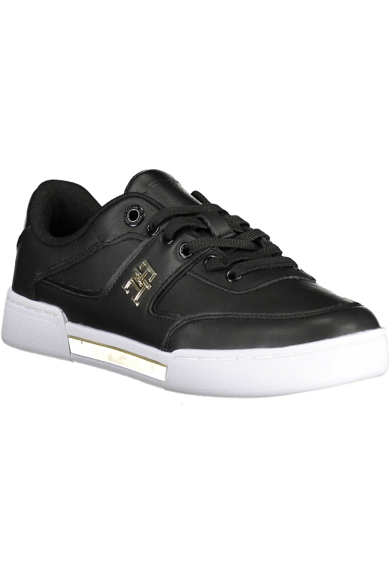 Tommy Hilfiger Black Polyester Sneaker