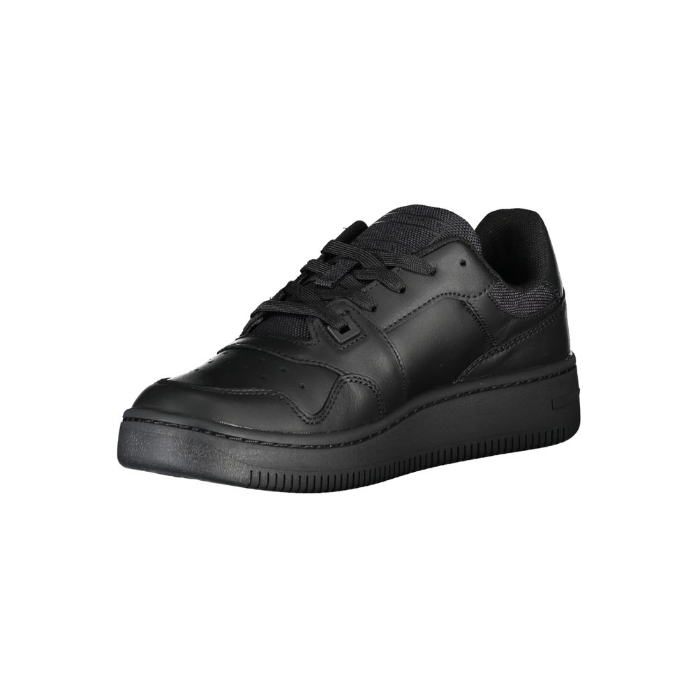 Tommy Hilfiger Black Polyester Sneaker