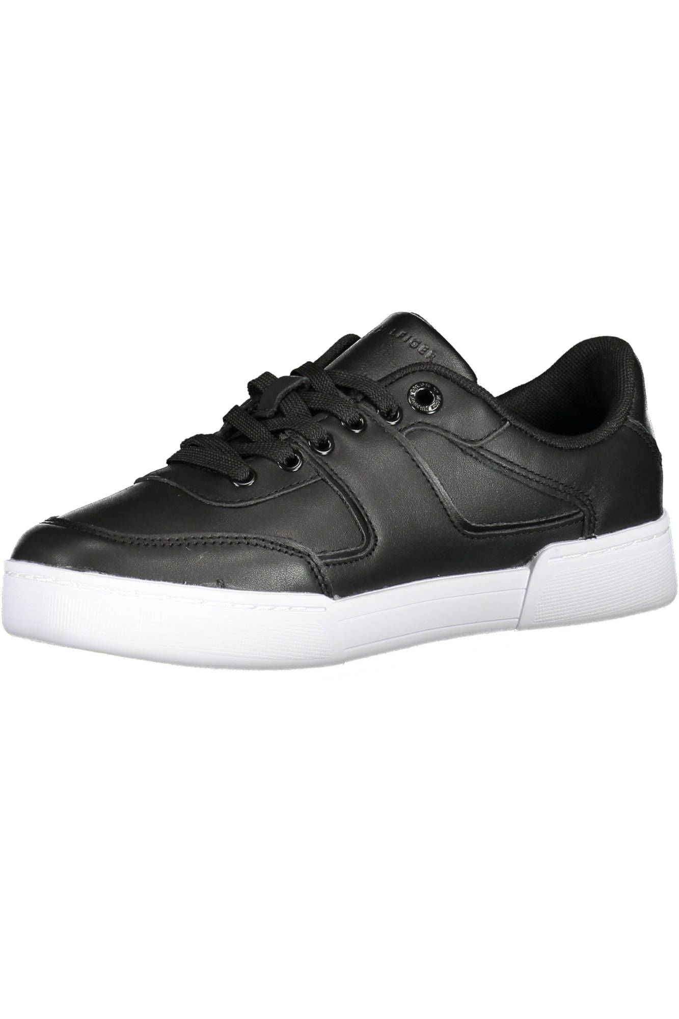 Tommy Hilfiger Black Polyester Sneaker