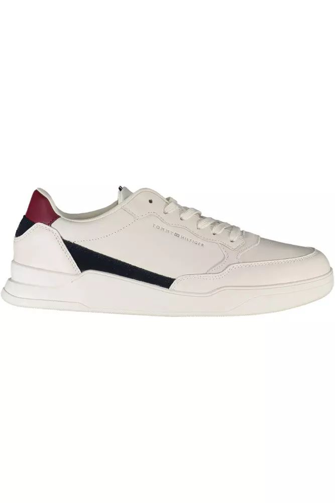 Tommy Hilfiger White Polyester Sneaker