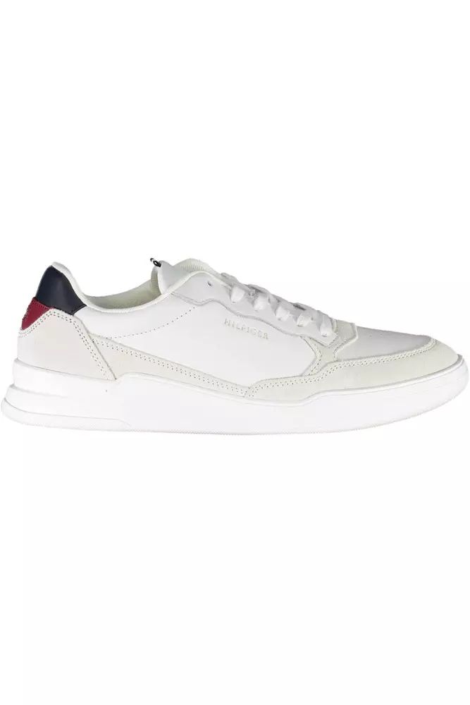 Tommy Hilfiger White Polyester Sneaker