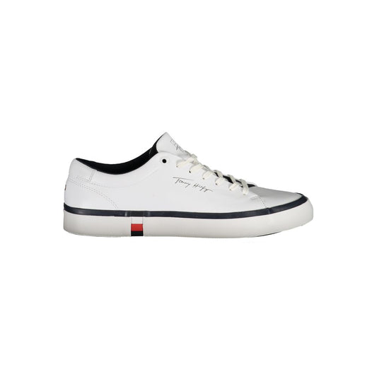 Tommy Hilfiger White Polyester Sneaker