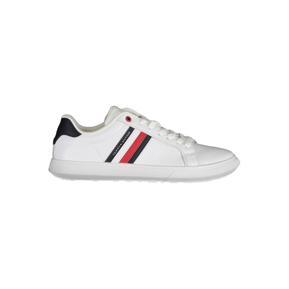 Tommy Hilfiger White Polyester Sneaker