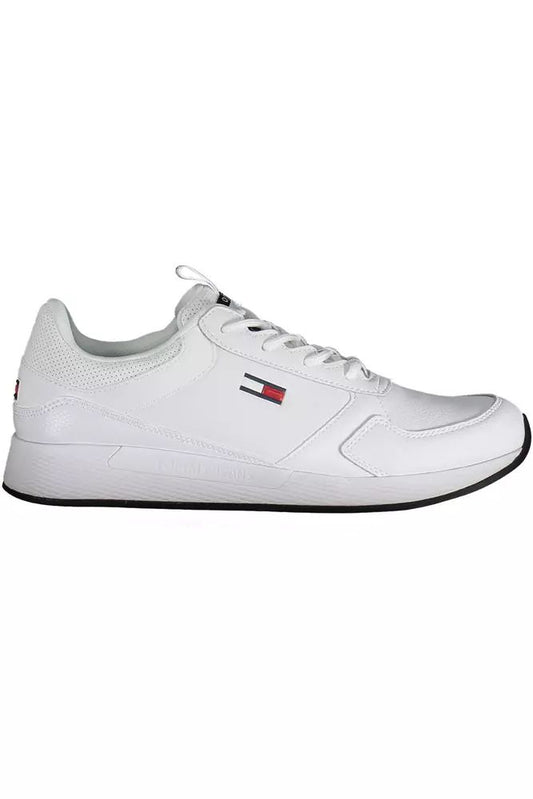 Tommy Hilfiger White Polyester Sneaker