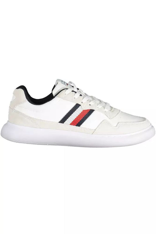 Tommy Hilfiger White Polyester Sneaker