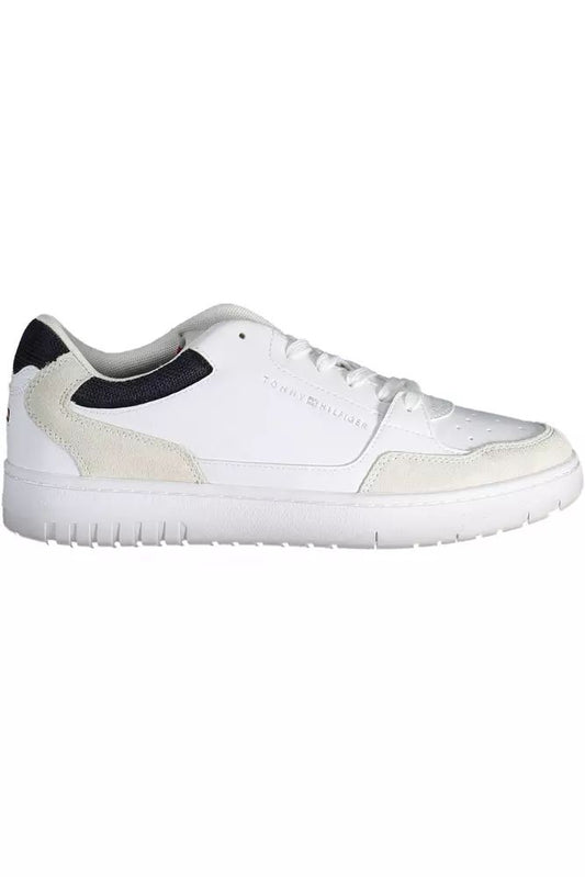 Tommy Hilfiger White Polyester Sneaker