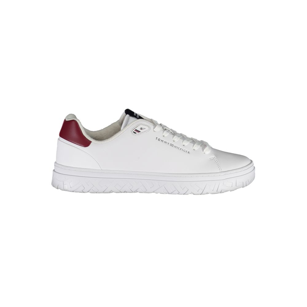 Tommy Hilfiger White Polyester Sneaker