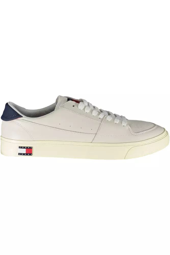 Tommy Hilfiger White Polyester Sneaker