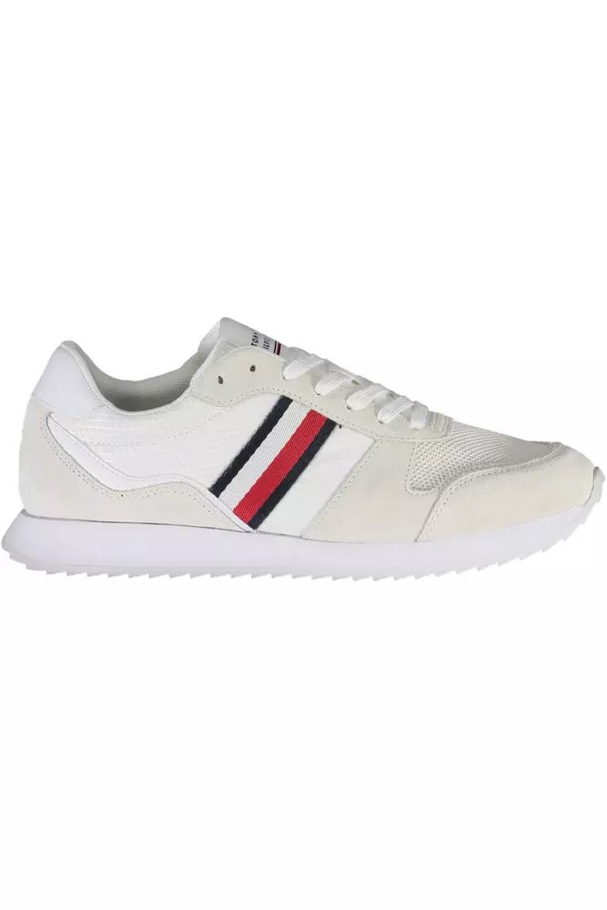 Tommy Hilfiger White Polyester Sneaker