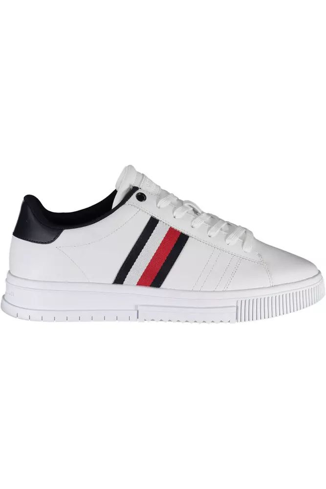 Tommy Hilfiger White Polyester Sneaker