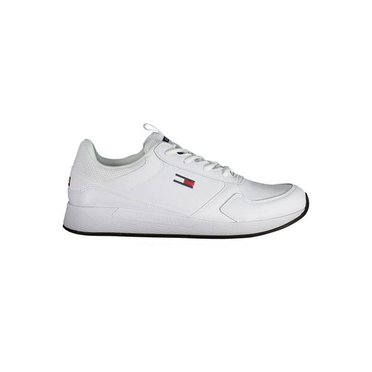 Tommy Hilfiger White Polyester Sneaker