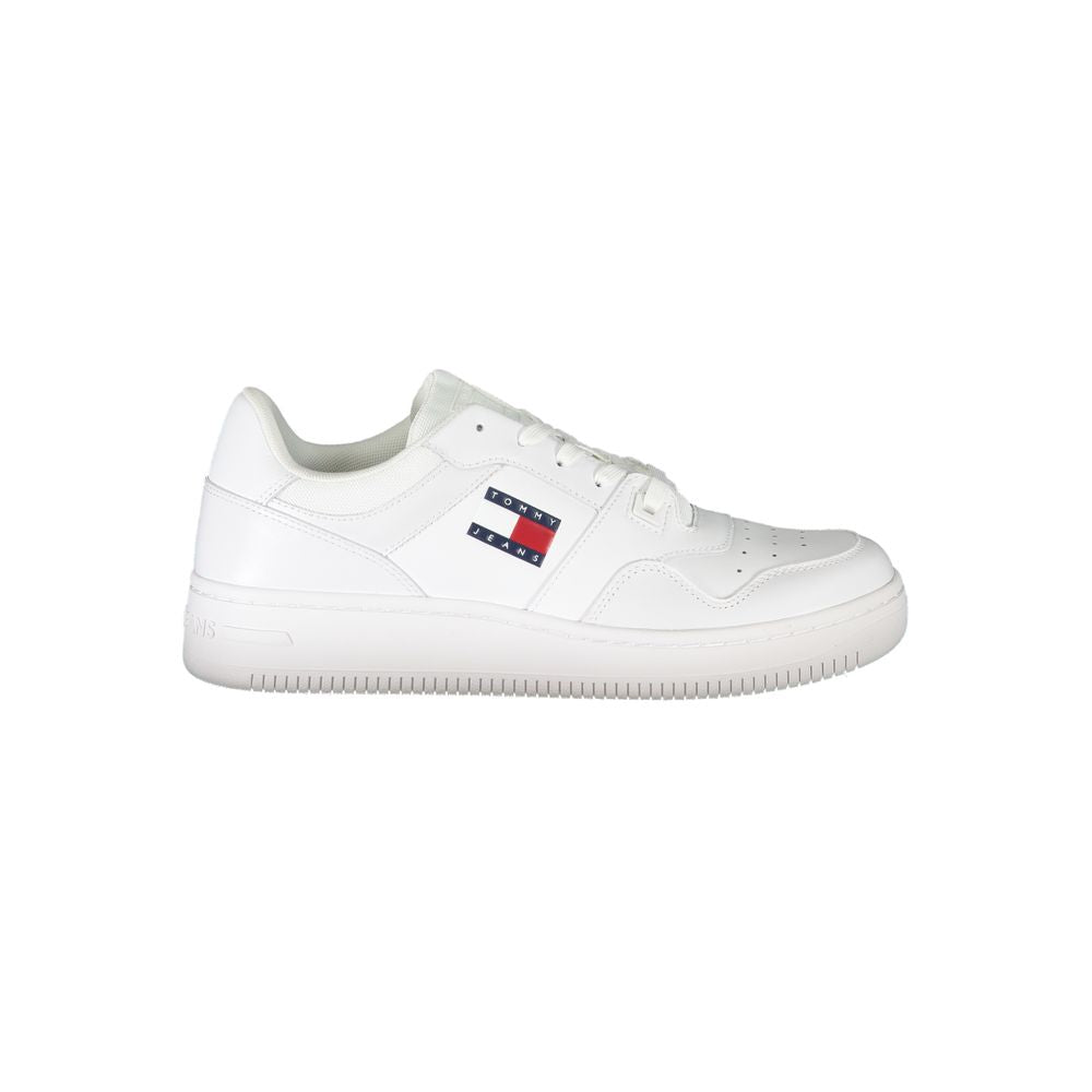 Tommy Hilfiger White Polyester Sneaker