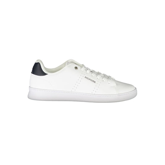 Tommy Hilfiger White Polyester Sneaker