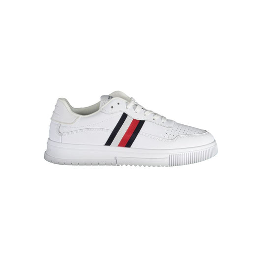 Tommy Hilfiger White Polyester Sneaker