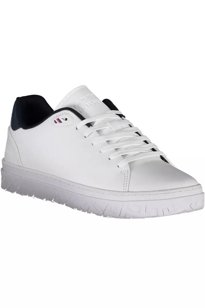 Tommy Hilfiger White Polyester Sneaker