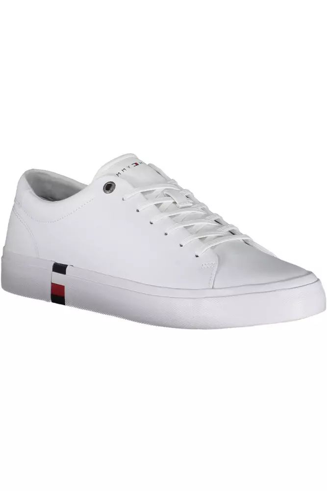 Tommy Hilfiger White Polyester Sneaker