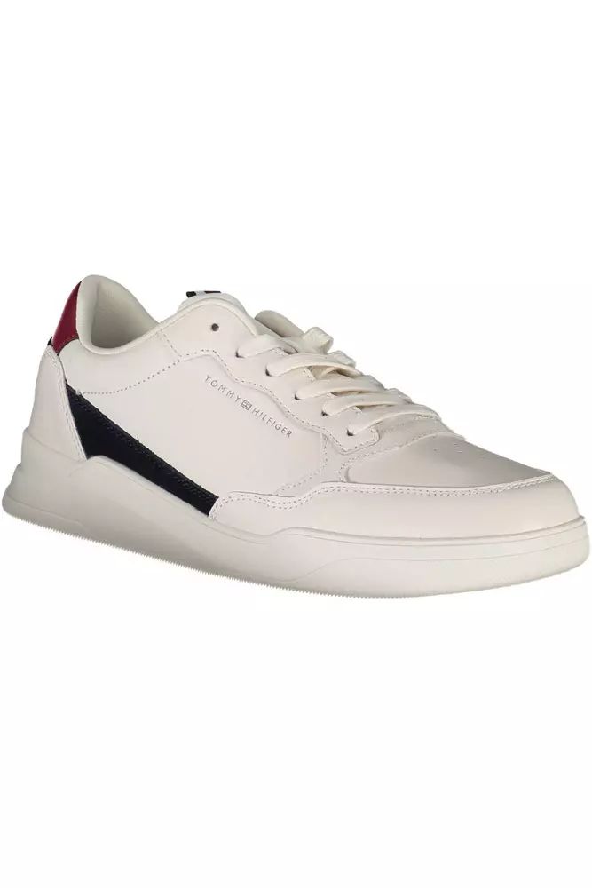 Tommy Hilfiger White Polyester Sneaker