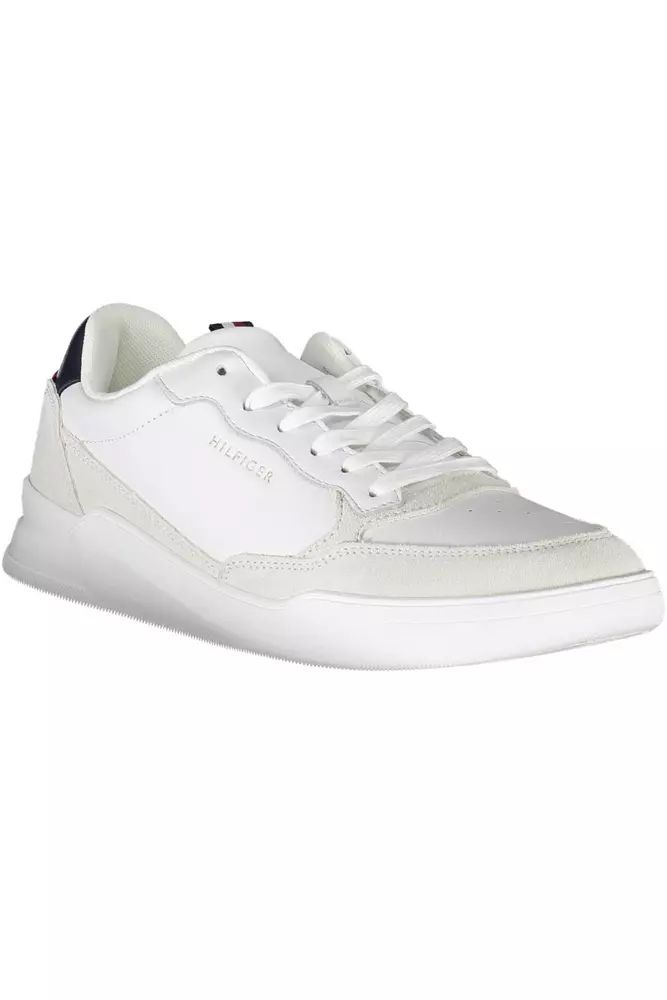 Tommy Hilfiger White Polyester Sneaker