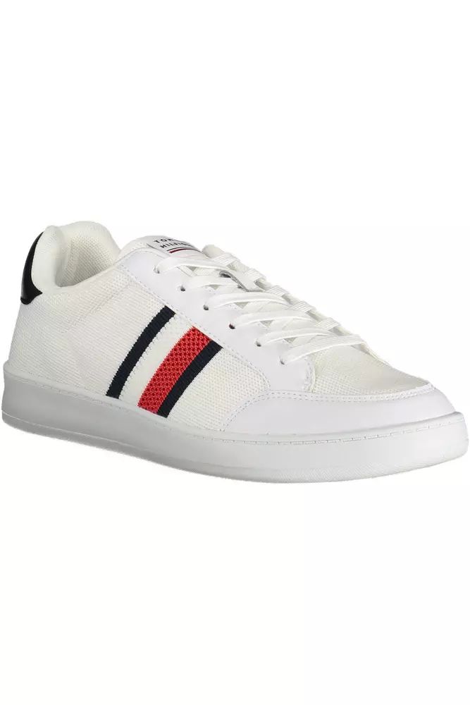 Tommy Hilfiger White Polyester Sneaker