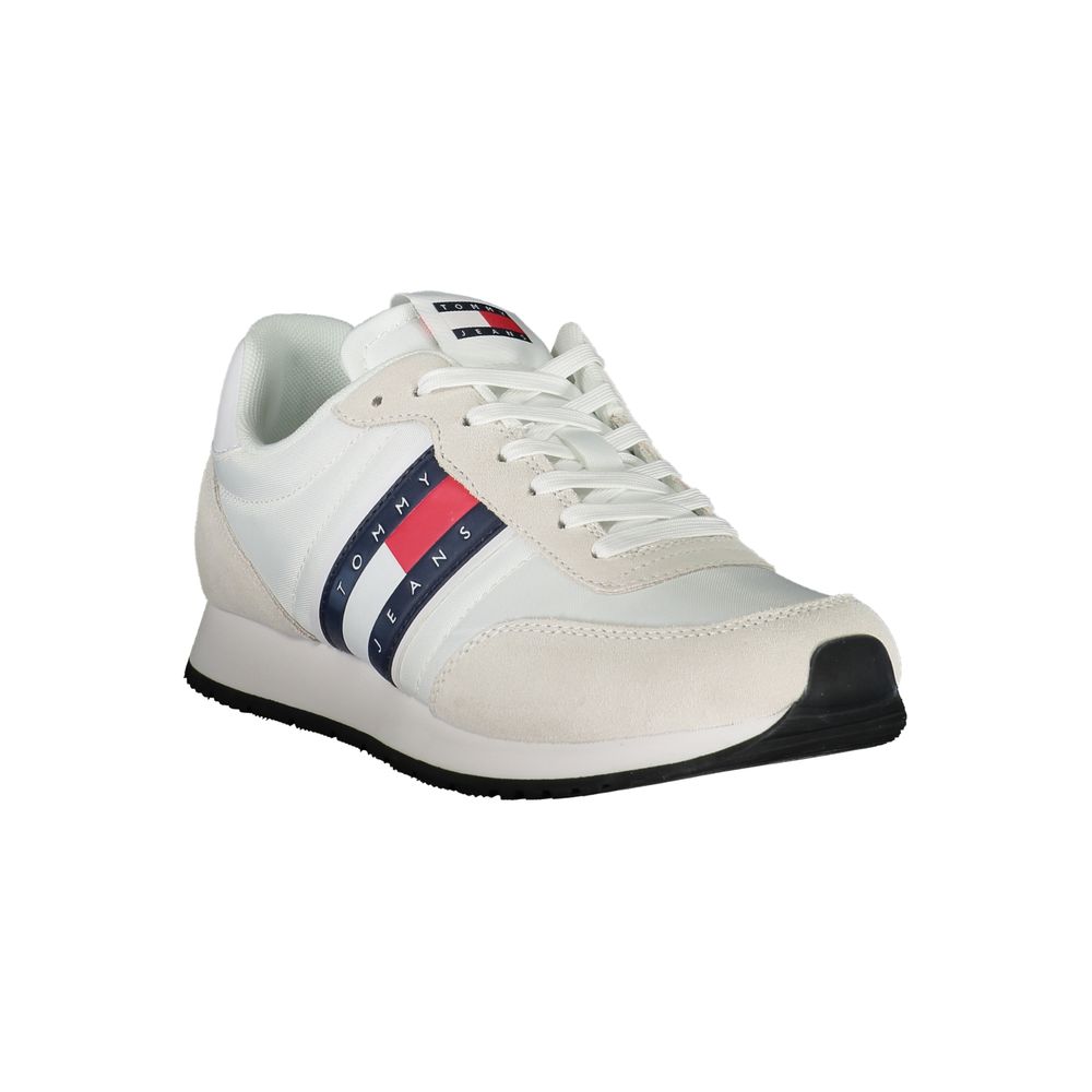 Tommy Hilfiger White Polyester Sneaker