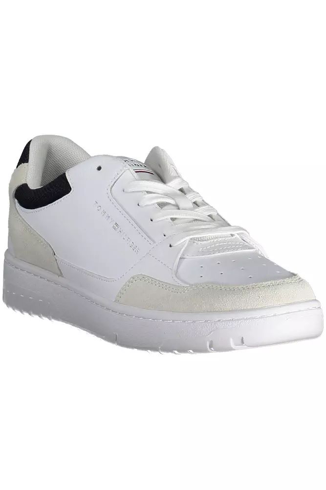 Tommy Hilfiger White Polyester Sneaker