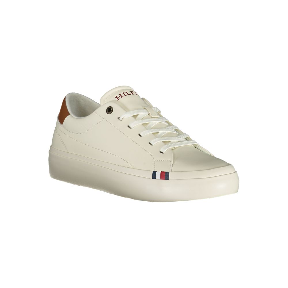 Tommy Hilfiger White Polyester Sneaker