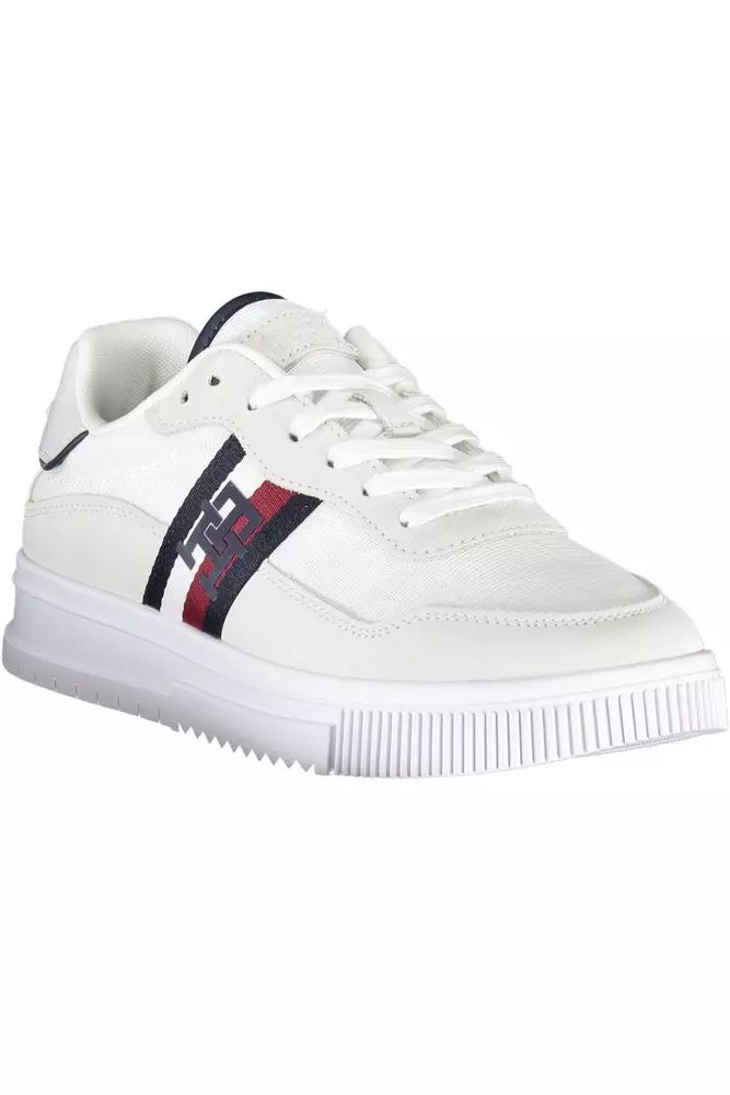 Tommy Hilfiger White Polyester Sneaker