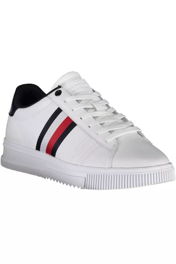 Tommy Hilfiger White Polyester Sneaker