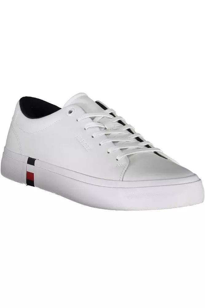 Tommy Hilfiger White Polyester Sneaker