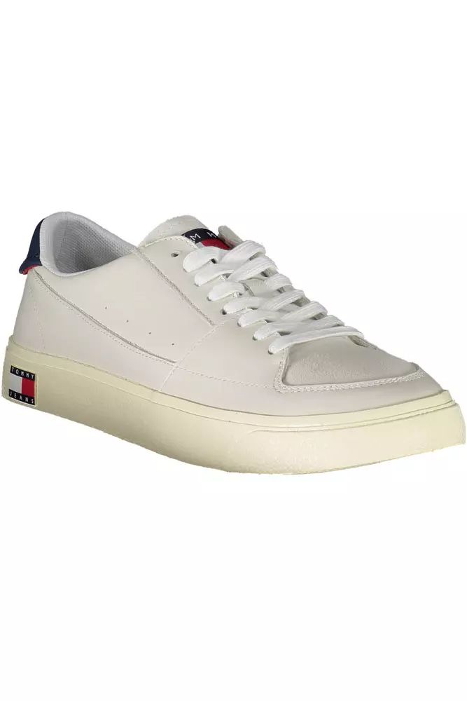 Tommy Hilfiger White Polyester Sneaker