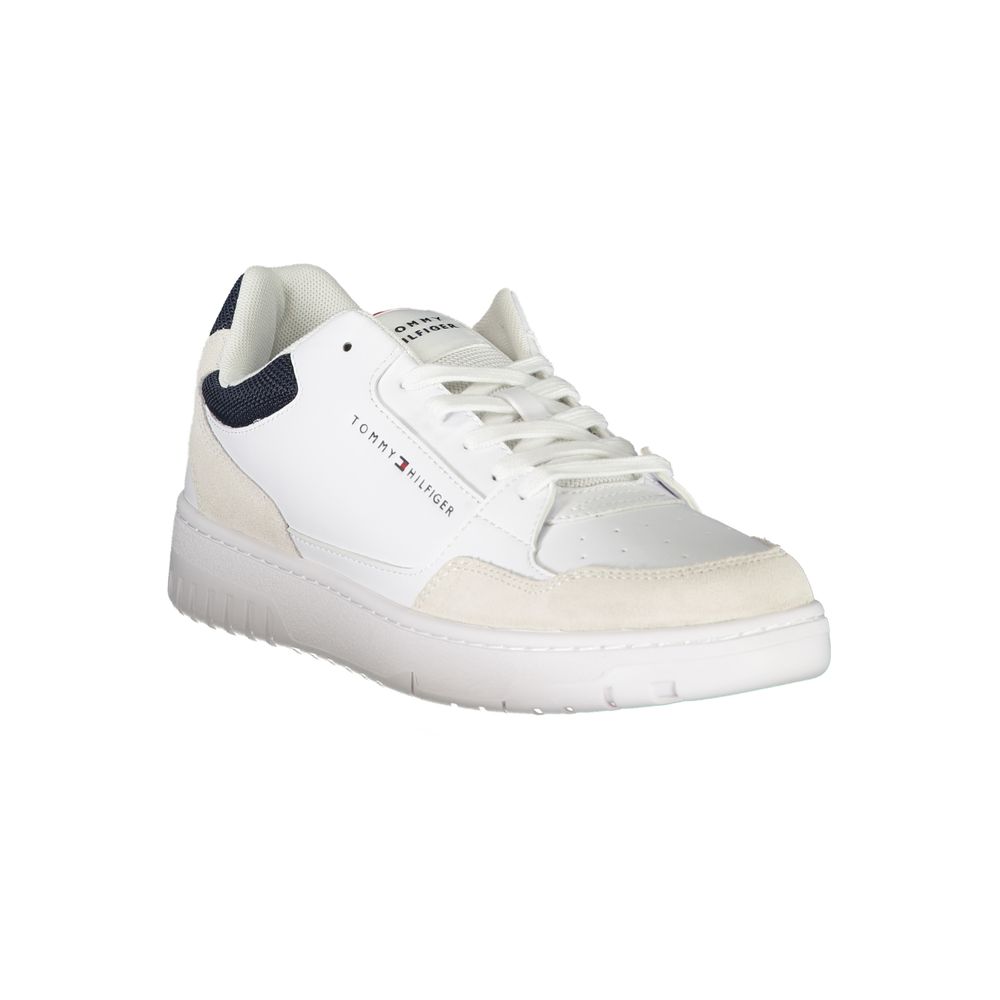 Tommy Hilfiger White Polyester Sneaker