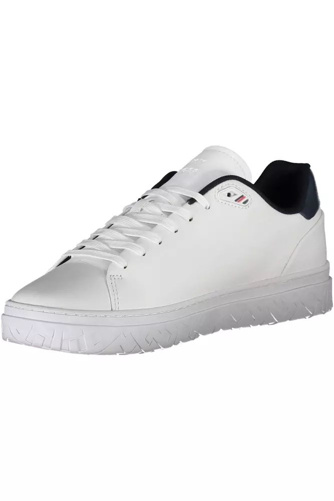 Tommy Hilfiger White Polyester Sneaker